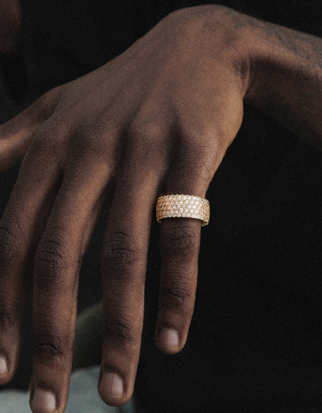 ICE BLING | Cuban Band Ring