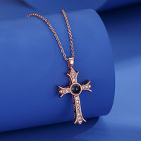 Iced Cross Pendant – Projection Design