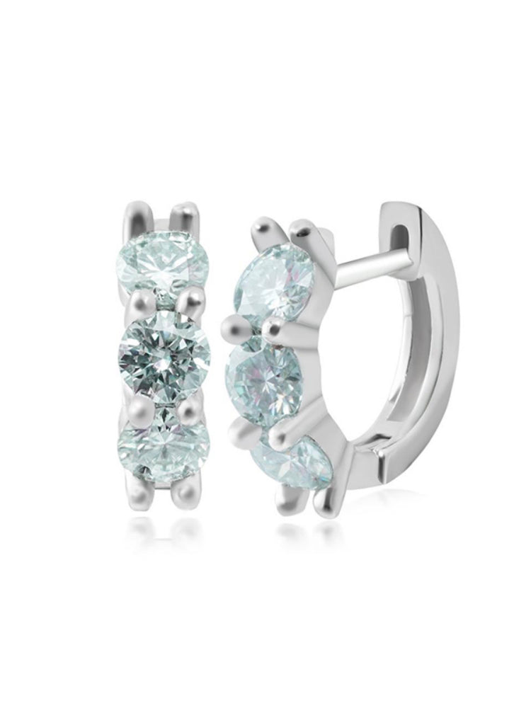 16mm S925 VVS Moissanite Hoop Earrings