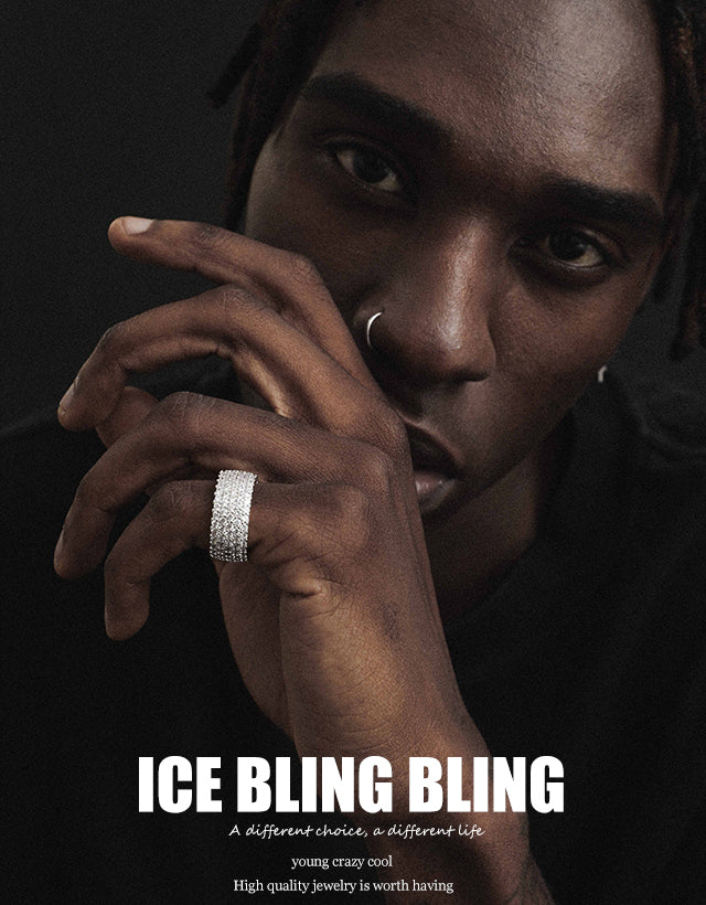 ICE BLING | Cuban Band Ring