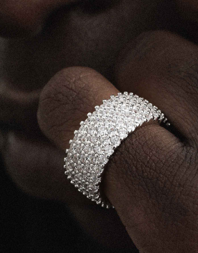 ICE BLING | Cuban Band Ring