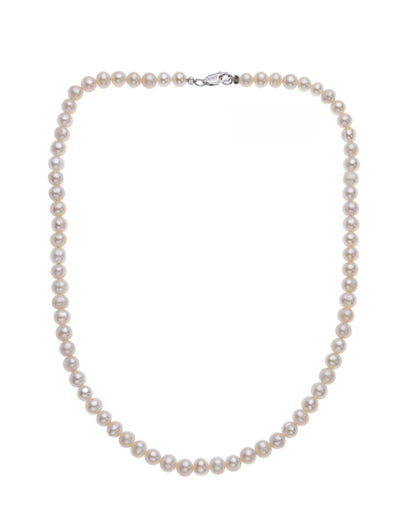 9mm 3A Pearl Necklace Inspired by ASAP Rocky
