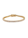 5mm Gold-Plated S925 5A CZ Tennis Bracelet