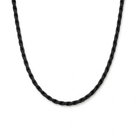 3mm Rope Chain – Black Gold Finish