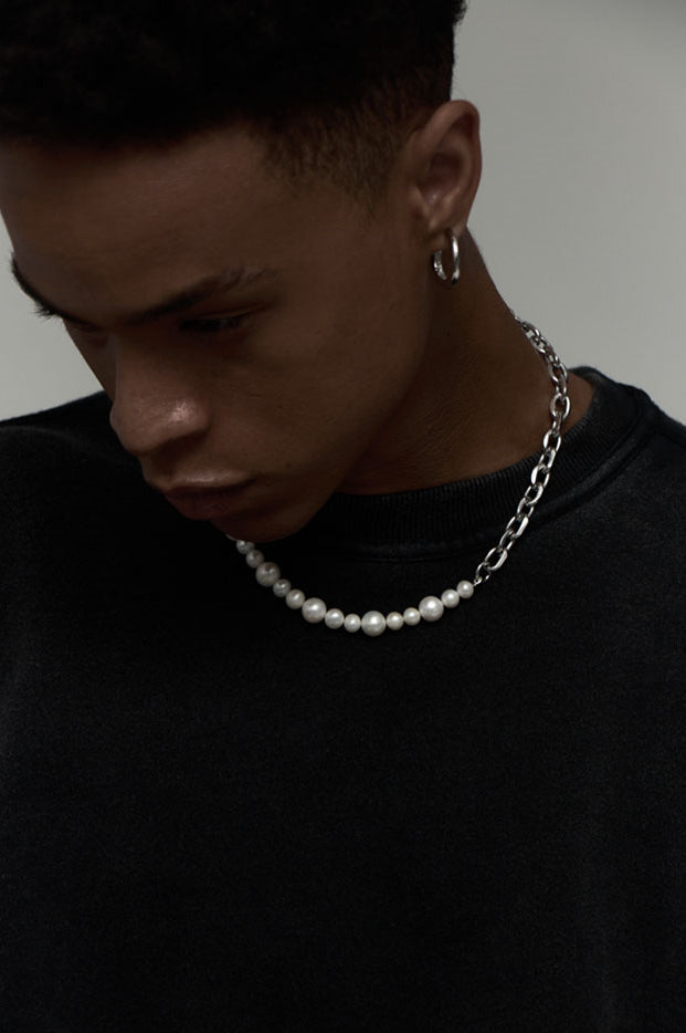 LUXTA | Spliced Pearl Necklace