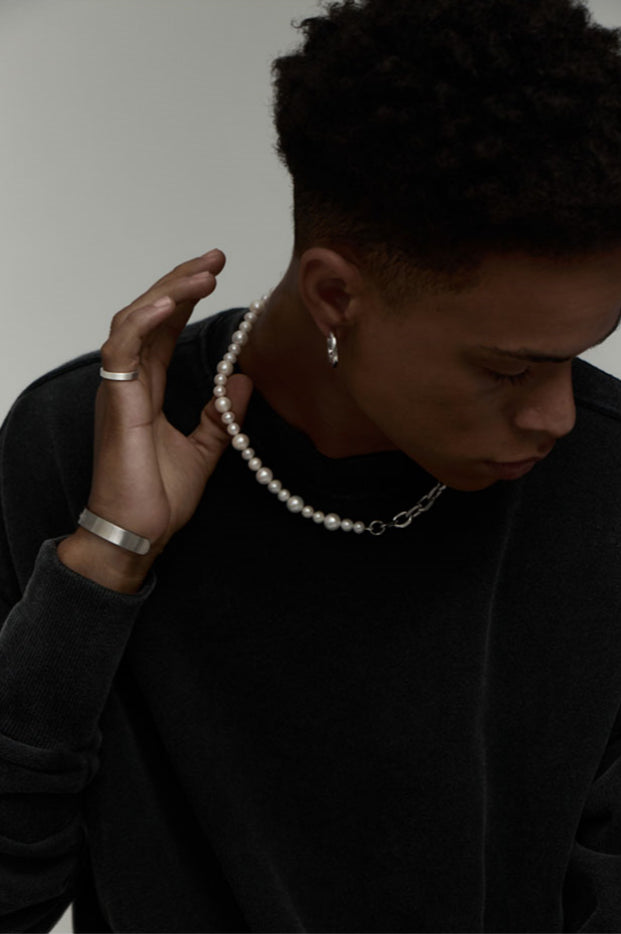 LUXTA | Spliced Pearl Necklace