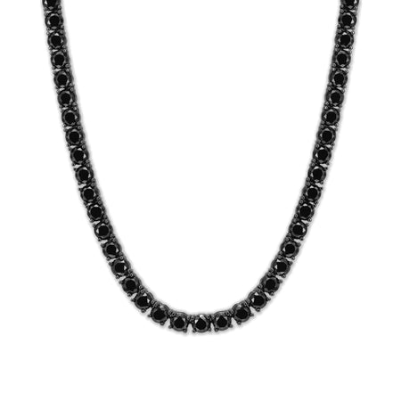 4mm Tennis Chain – Black Gold Finish