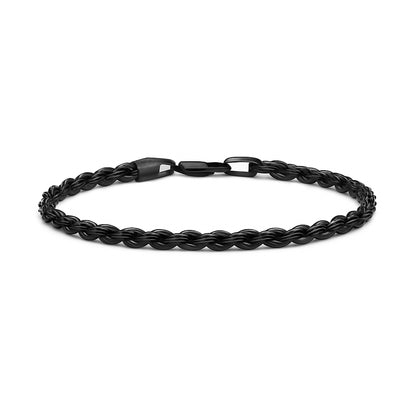 4mm Rope Bracelet – Gold Finish