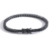 4mm Tennis Bracelet – Black Gold Finish
