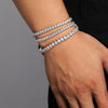 8mm S925 Moissanite Tennis Bracelet D Color Prong-Set Inspired by Neymar