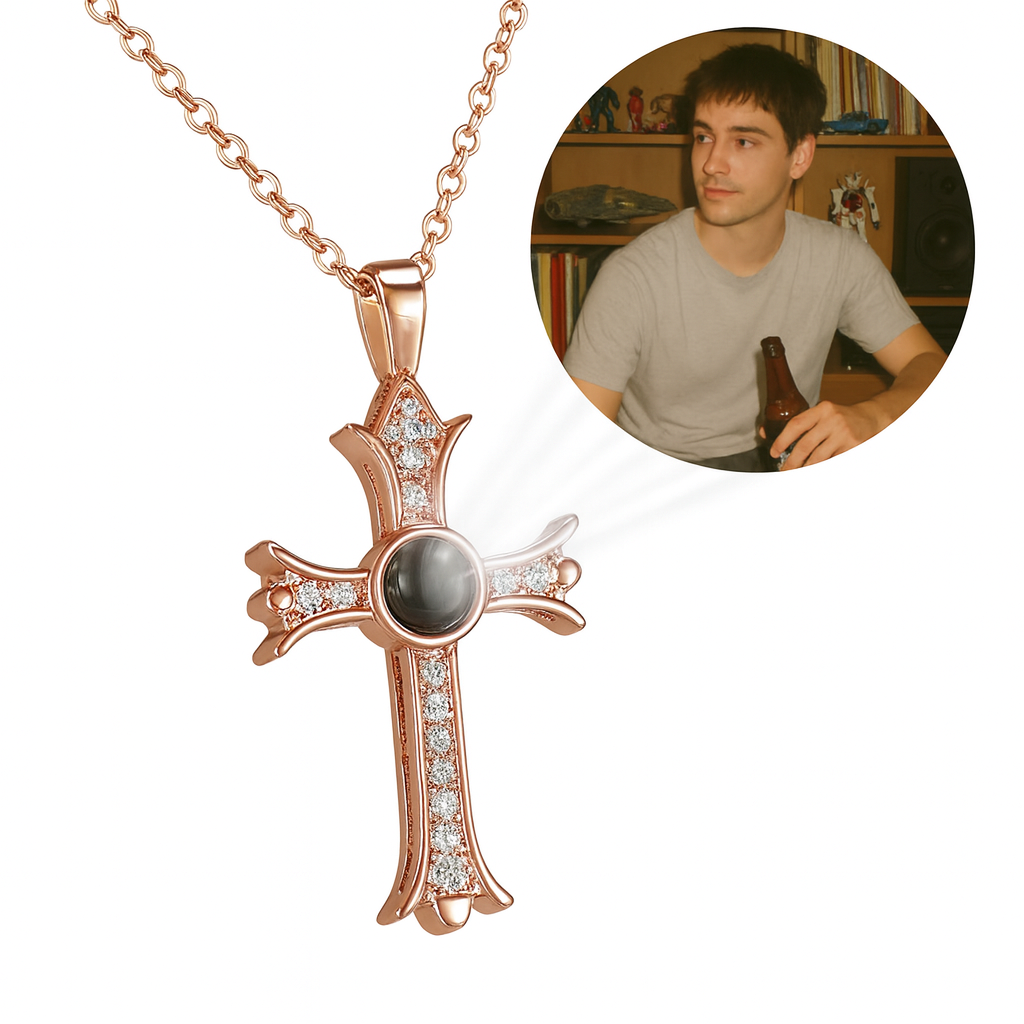 Iced Cross Pendant – Projection Design