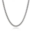 3mm Fox Tail Chain – Silver Finish