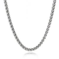 3mm Fox Tail Chain – Silver Finish