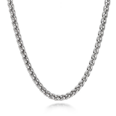 3mm Fox Tail Chain – Silver Finish