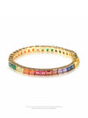 5mm Rainbow CZ Tennis Bracelet