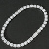 10mm Iced 5A Natural Zircon Tennis Necklace