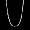 5mm Iced 5A Natural Zircon Blingbling Tennis Necklace