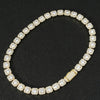 10mm Iced 5A Natural Zircon Tennis Necklace