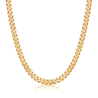 5mm Cuban Link Chain – Silver Finish