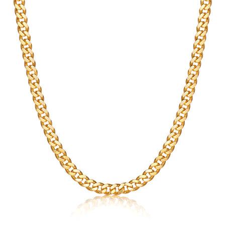 5mm Cuban Link Chain – Silver Finish