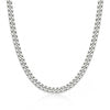 5mm Cuban Link Chain – Silver Finish