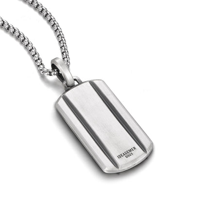 Sterling Silver Egyptian Scarab Pendant – Silver Finish