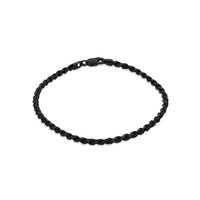 3mm Rope Bracelet – Black Gold Finish