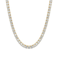 4mm Tennis Chain – 14K Gold Finish