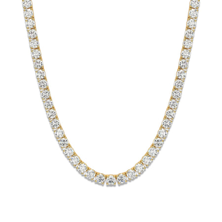 4mm Tennis Chain – 14K Gold Finish