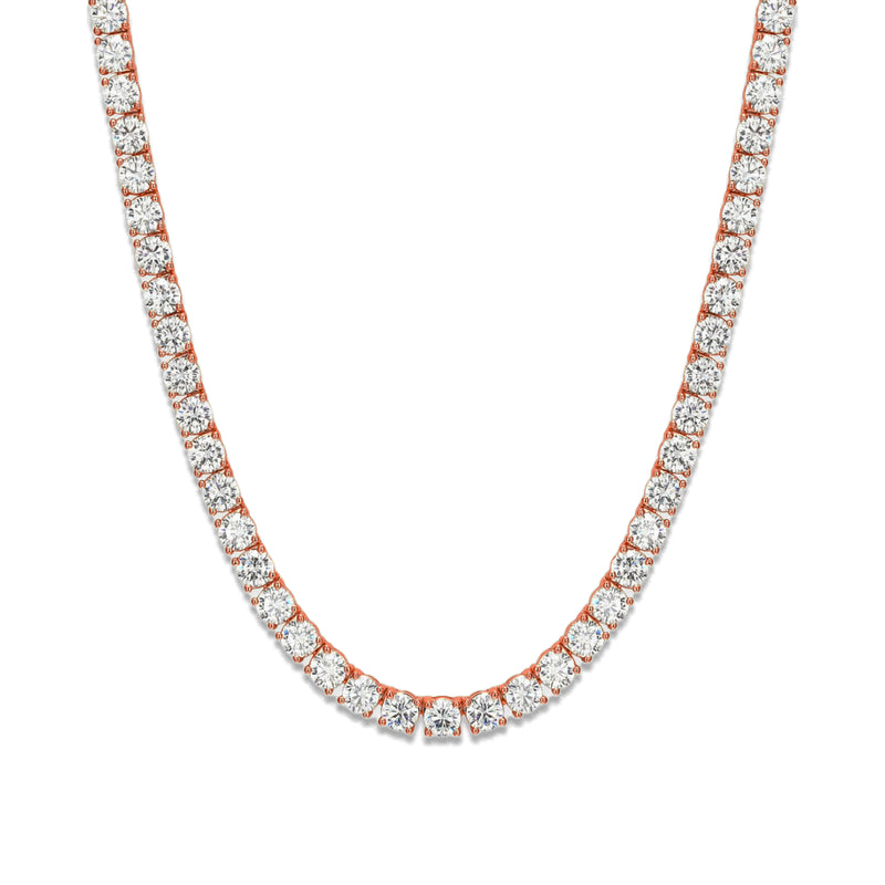 4mm Tennis Chain – Rose Gold Finish