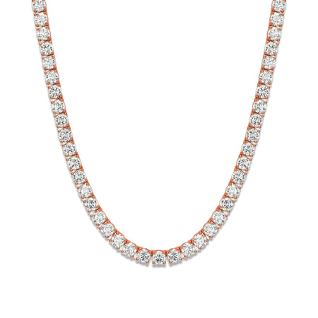 4mm Tennis Chain – Rose Gold Finish