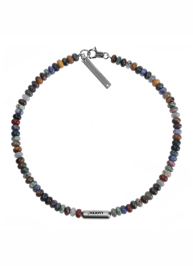 Natural Colored 3A Agate Beaded Necklace