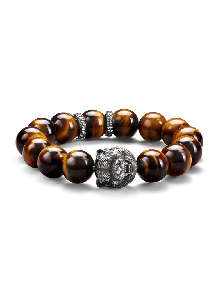 IDEAGEMER | Tiger Beaded Bracelet