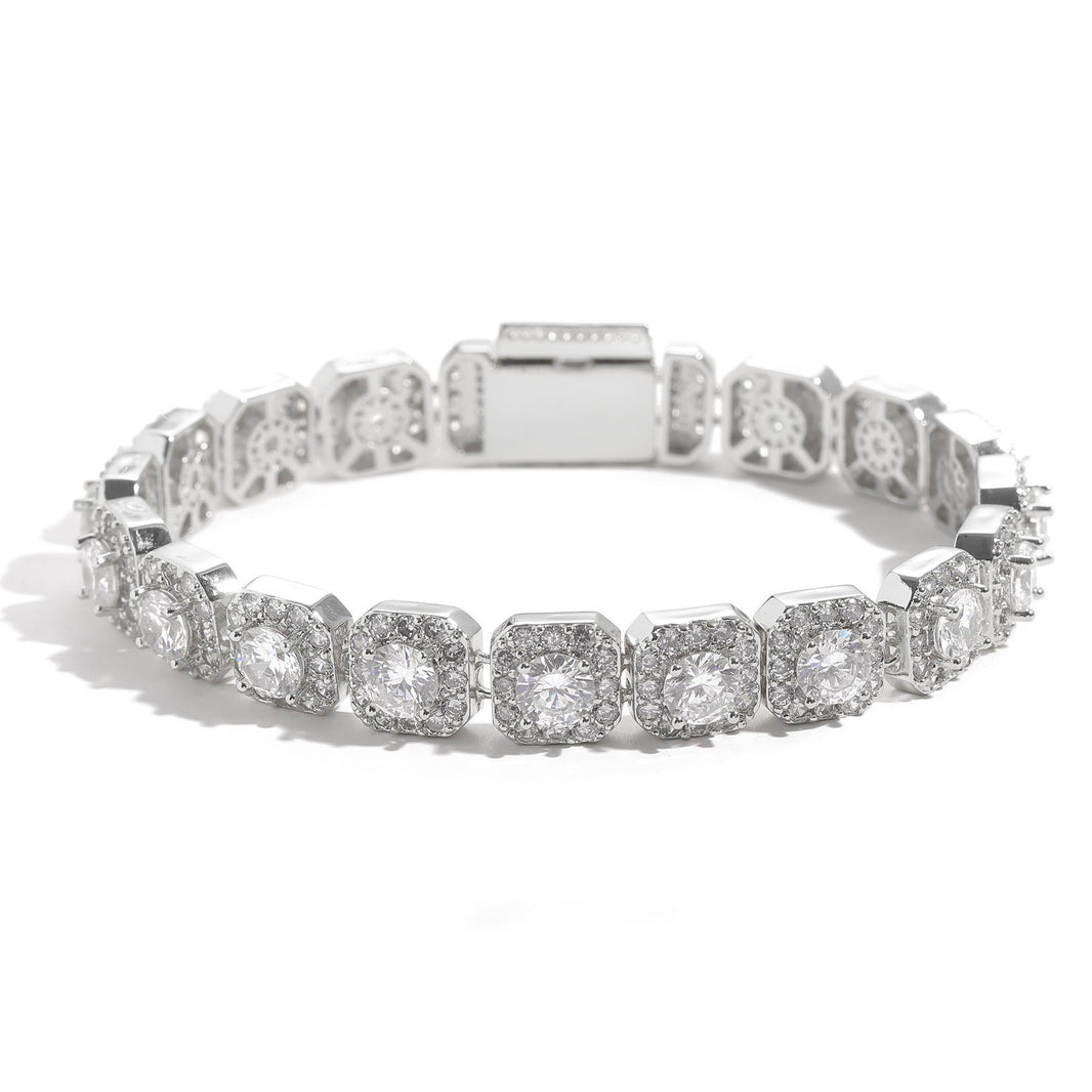 10mm Tennis Bracelet – Silver Finish – Inspired by Revenged Love