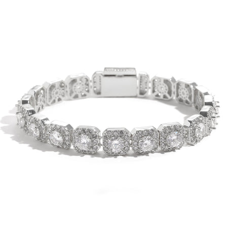 10mm Tennis Bracelet – Silver Finish – Inspired by Revenged Love