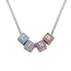 Custom Iced Dice Letter Name Pendant – Gold Finish