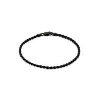 3mm Rope Bracelet – Black Gold Finish